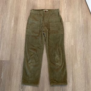 Alex Mill Olive Green Corduroys